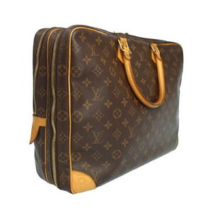 Louis Vuitton Business Porte Document Brown Voyage Leather Monogram Bag
